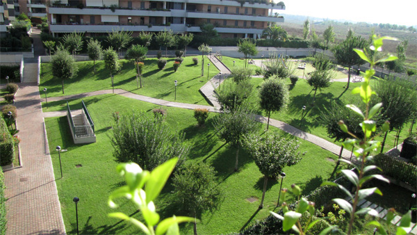 Parco interno del comprensorio